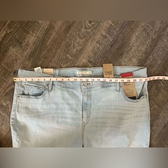 Levi's Plus Size 724 High Rise Slim Straight Jean- Size 24W - Picture 5 of 9